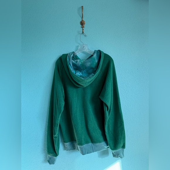 🎾 Ace the Moon The Tennis Zip Up Hoodie, Green - Picture 6 of 7